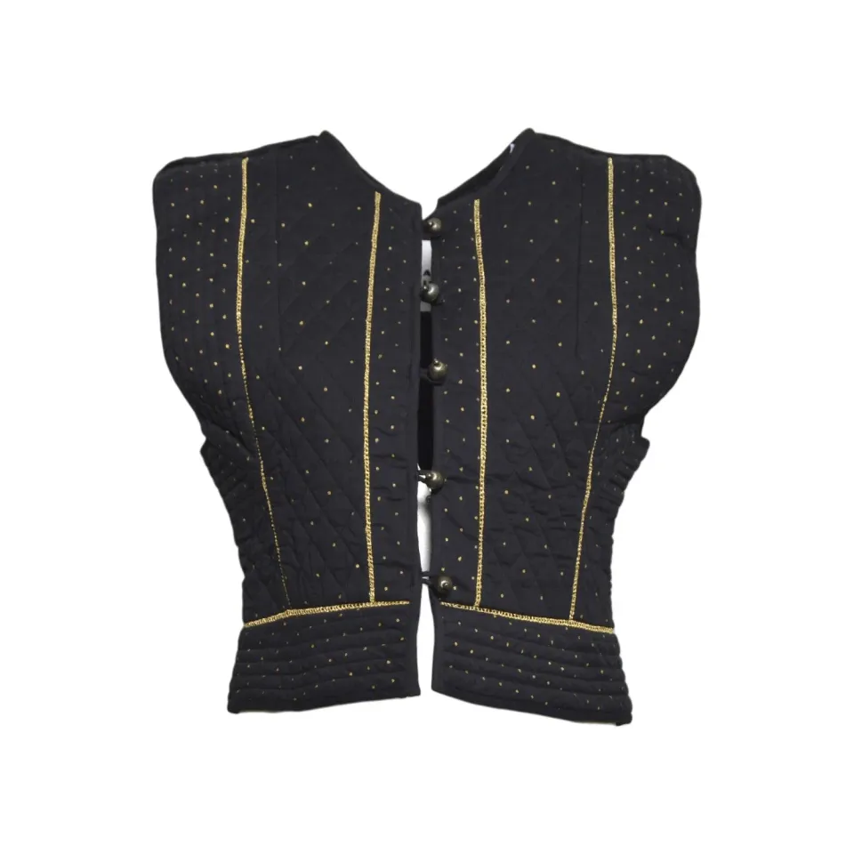 Marant Étoile Volana GI0078FAD1J03E gilet nero cotone