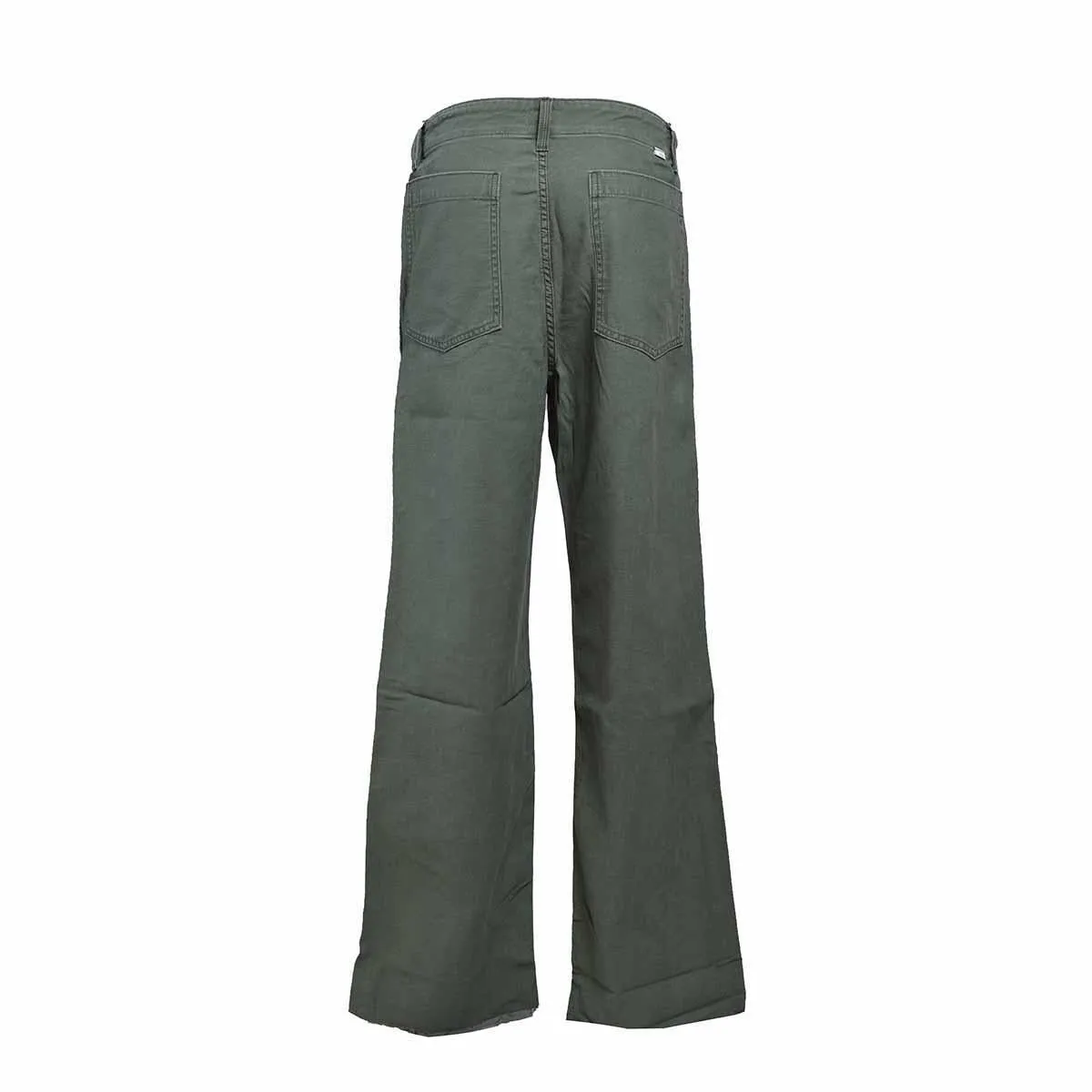 Mother 100481260 Major Sneak jeans verde donna