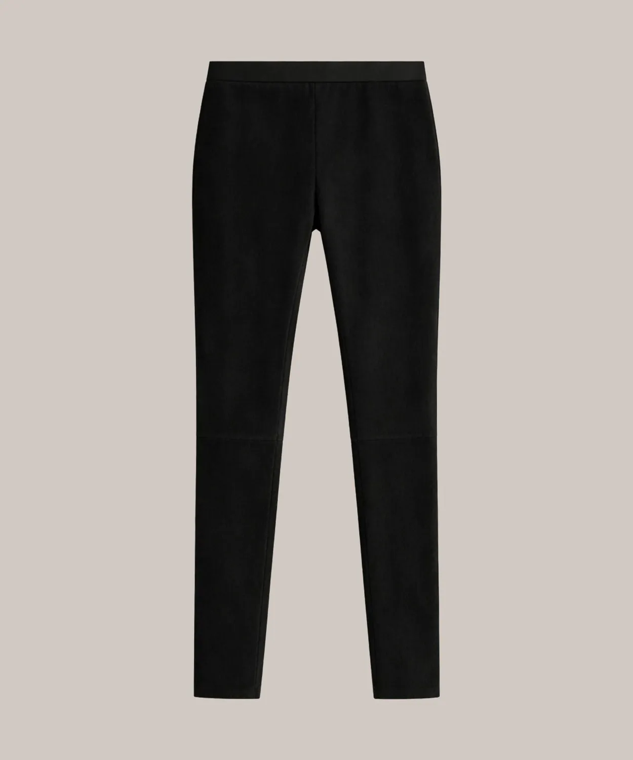 Rodier leggings in pelle agnello nero elasticizzati 34-44