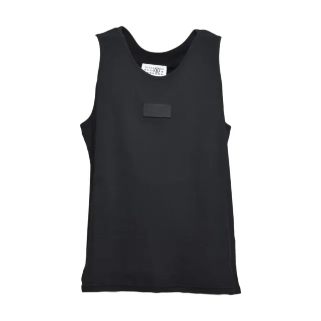 MM6 Maison Margiela SH0NL0007 canotta nera uomo