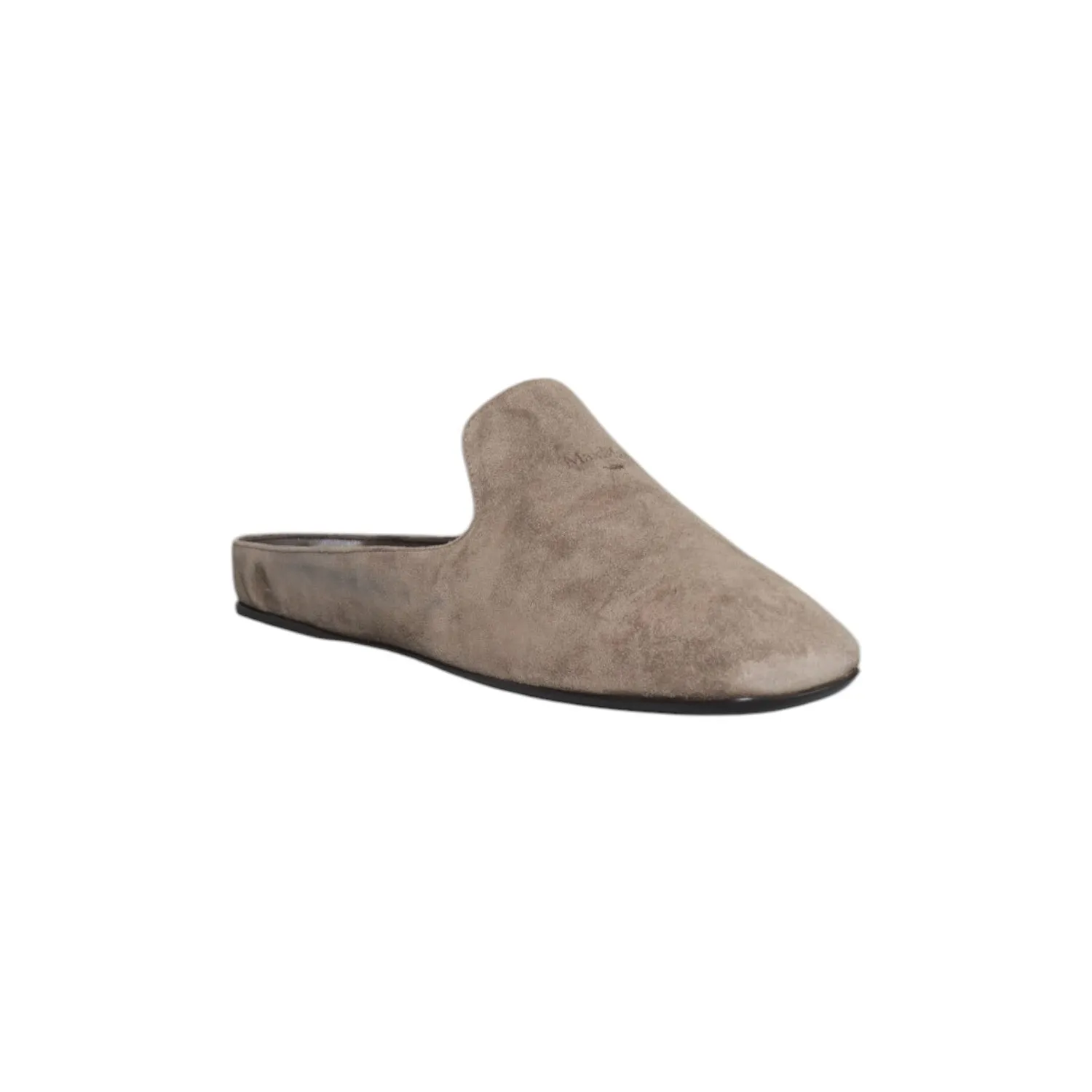 Max Mara 2624526051600 sabot cioccolato pelle