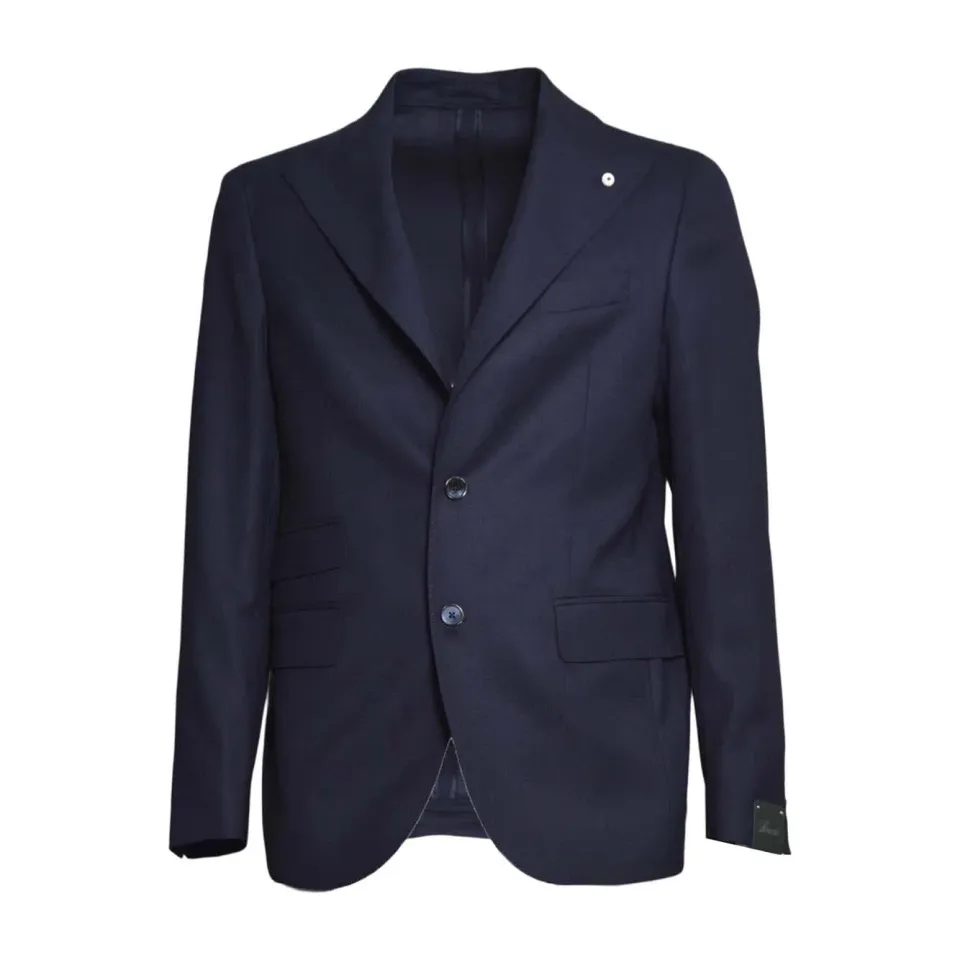 Brando 2687623396 giacca cotone blu uomo