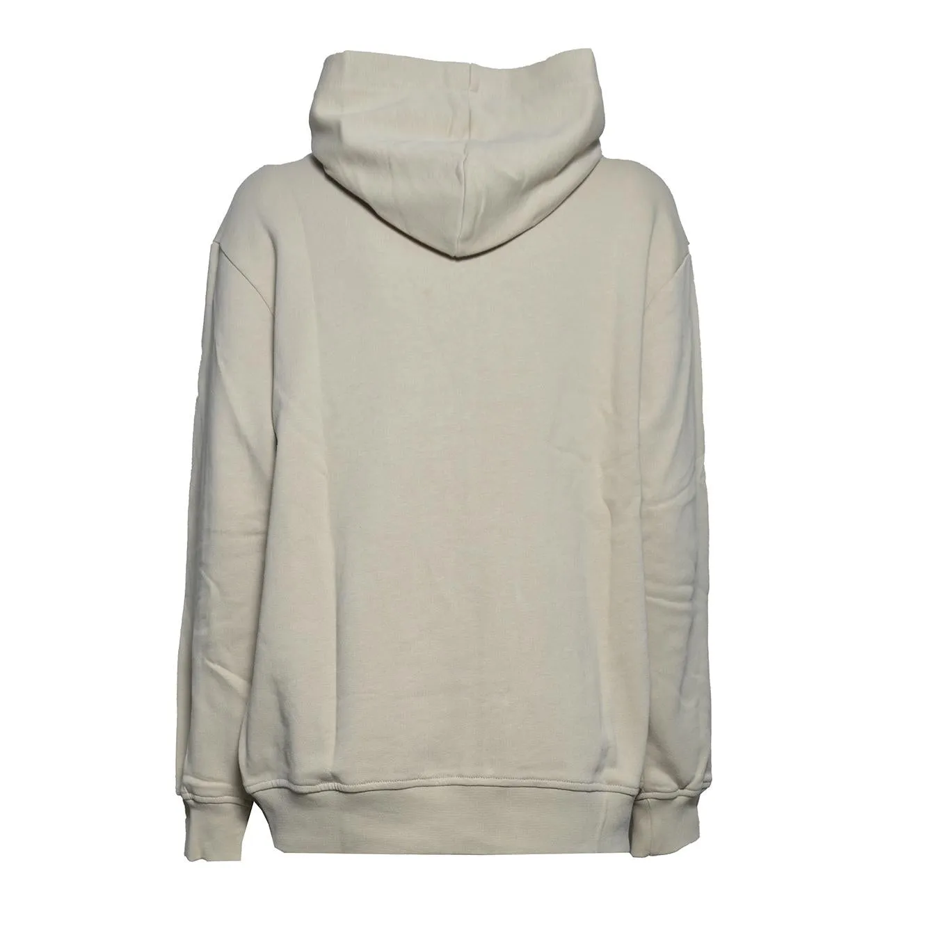 MSGM Junior S6MSJUZH065 Felpa con Zip Beige Cotone 12A