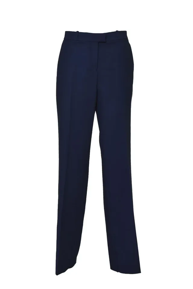 Etro 122511498 pantaloni sartoriali blu taglia 44 straight