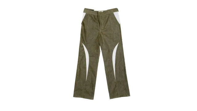 Marcello Pipitone Gran Turismo Armato pantaloni lino cerato