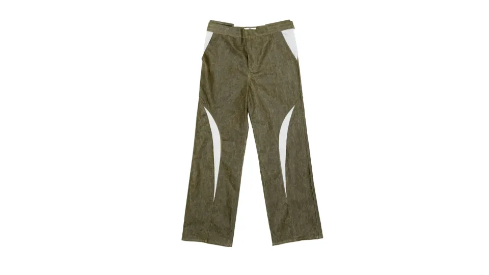 Marcello Pipitone Gran Turismo Armato pantaloni lino cerato