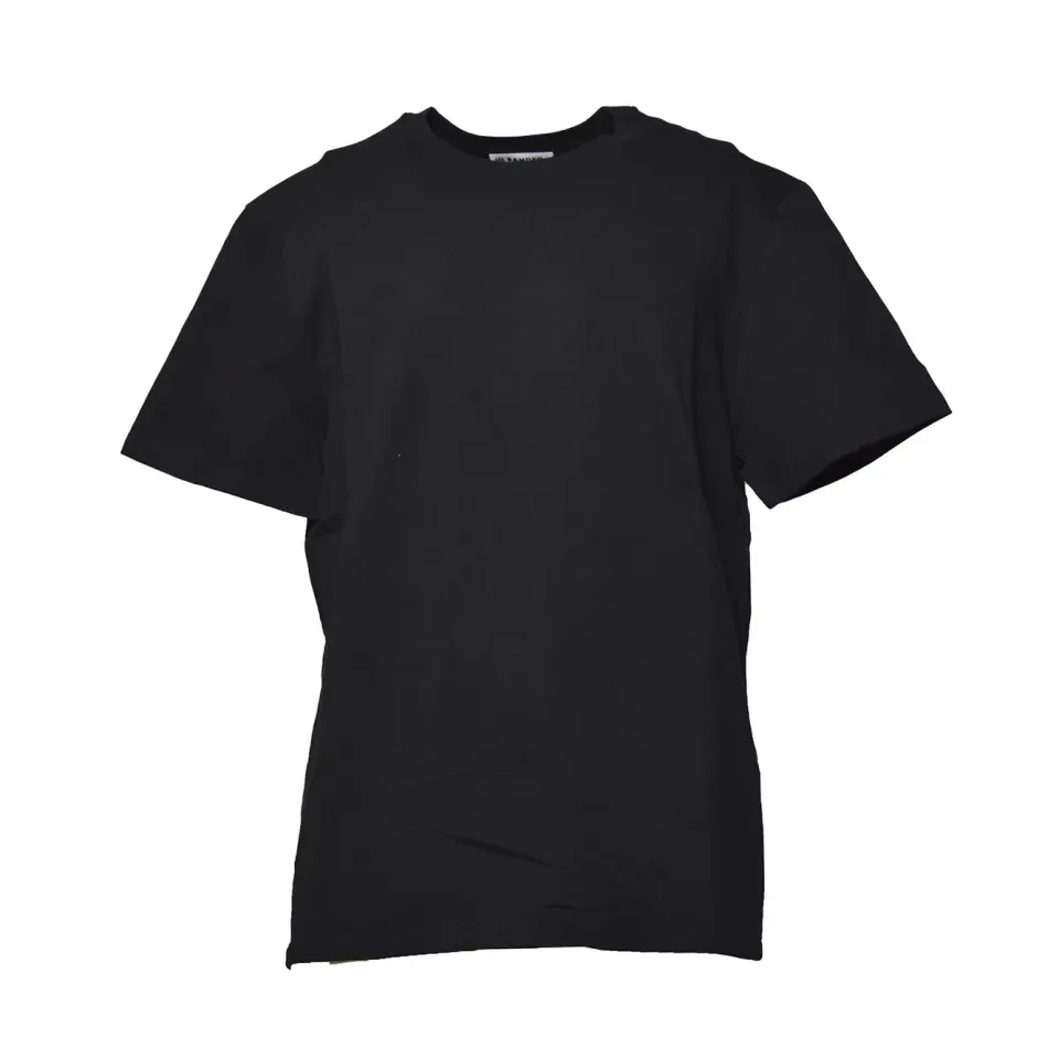 Jil Sander J47GC0153J20103 t-shirt nero cotone donna