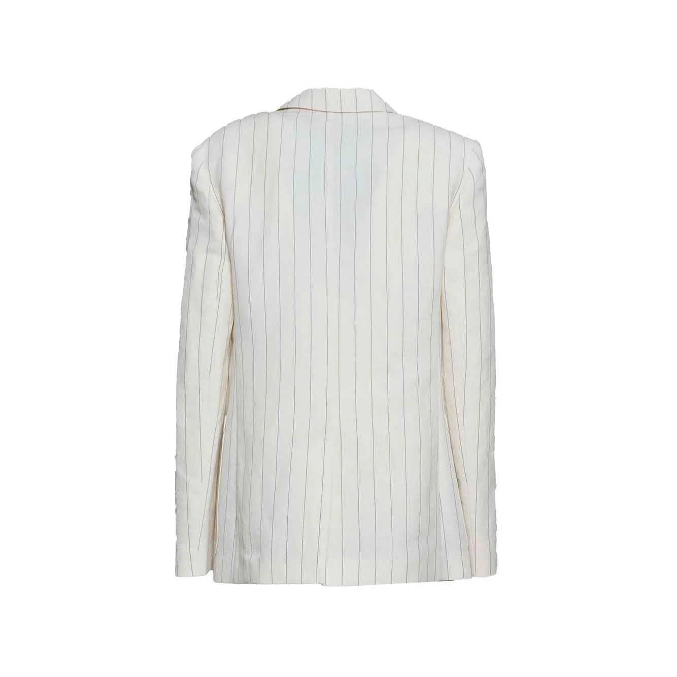 Max Mara Micron 2411041022600 blazer lino bianco 42