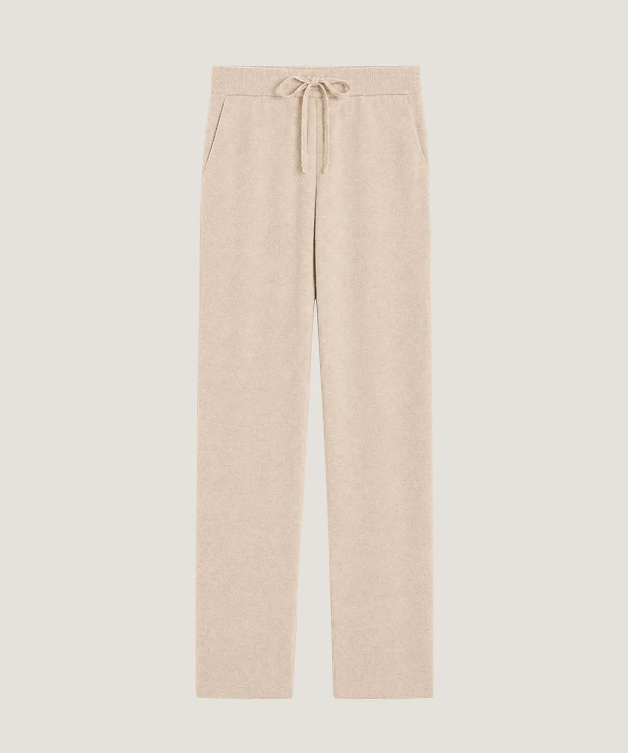 Rodier Pantaloni larghi cashmere beige