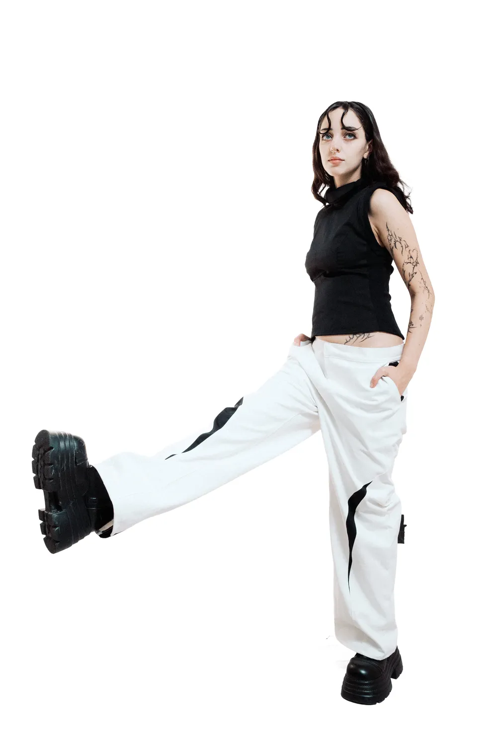 Marcello Pipitone Pope Pants pantaloni cotone 4 tasche