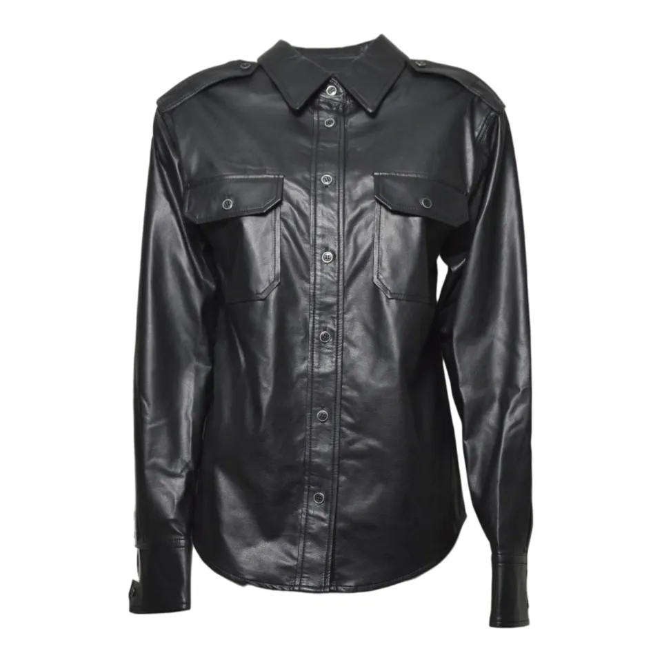 Marant Etoile Noee CH0279 camicia nera donna 36-38