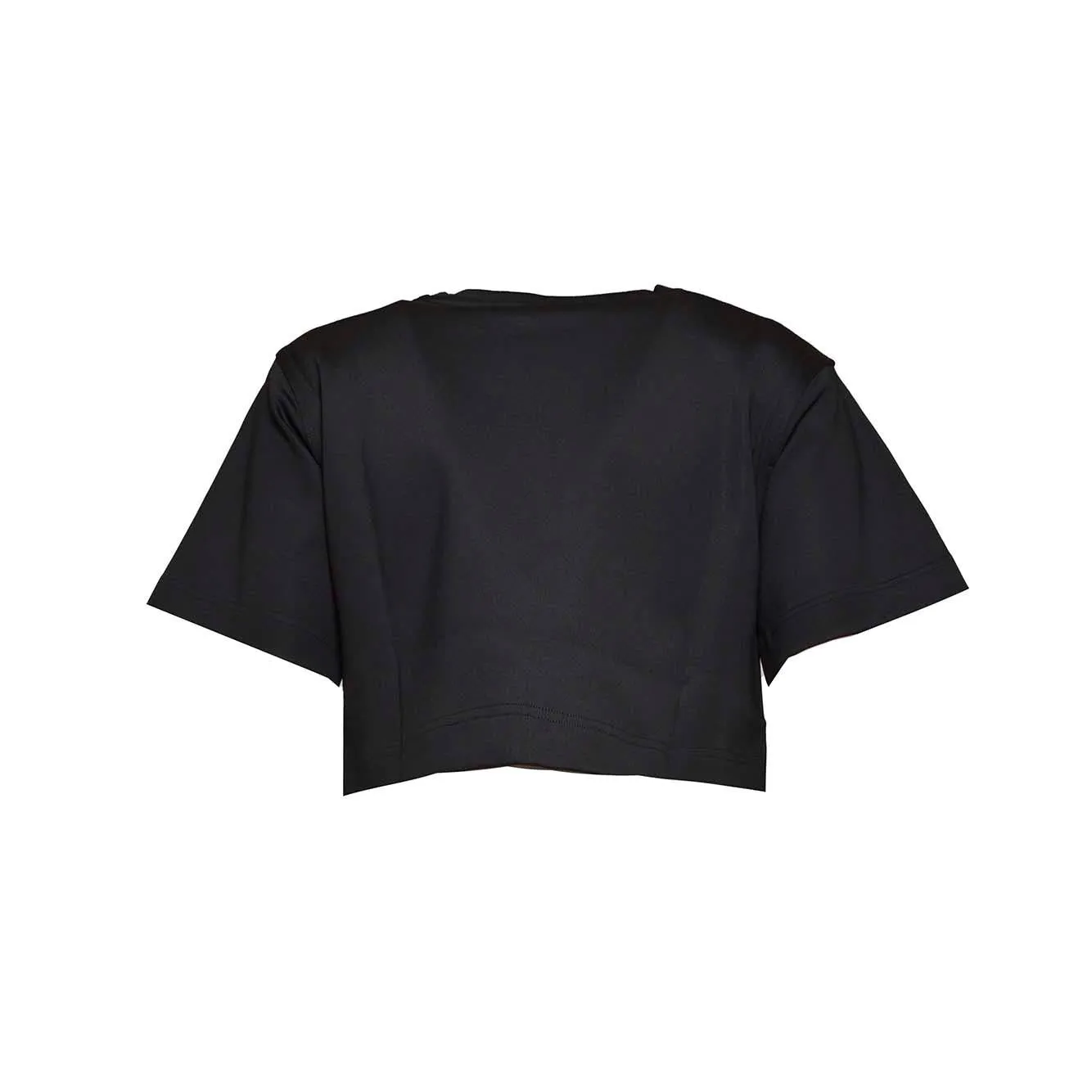 Max Mara Messico t-shirt cropped jersey nero XS