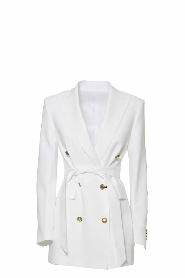 Tagliatore JCINDY00BC340159U23E069MET160 blazer bianco viscosa