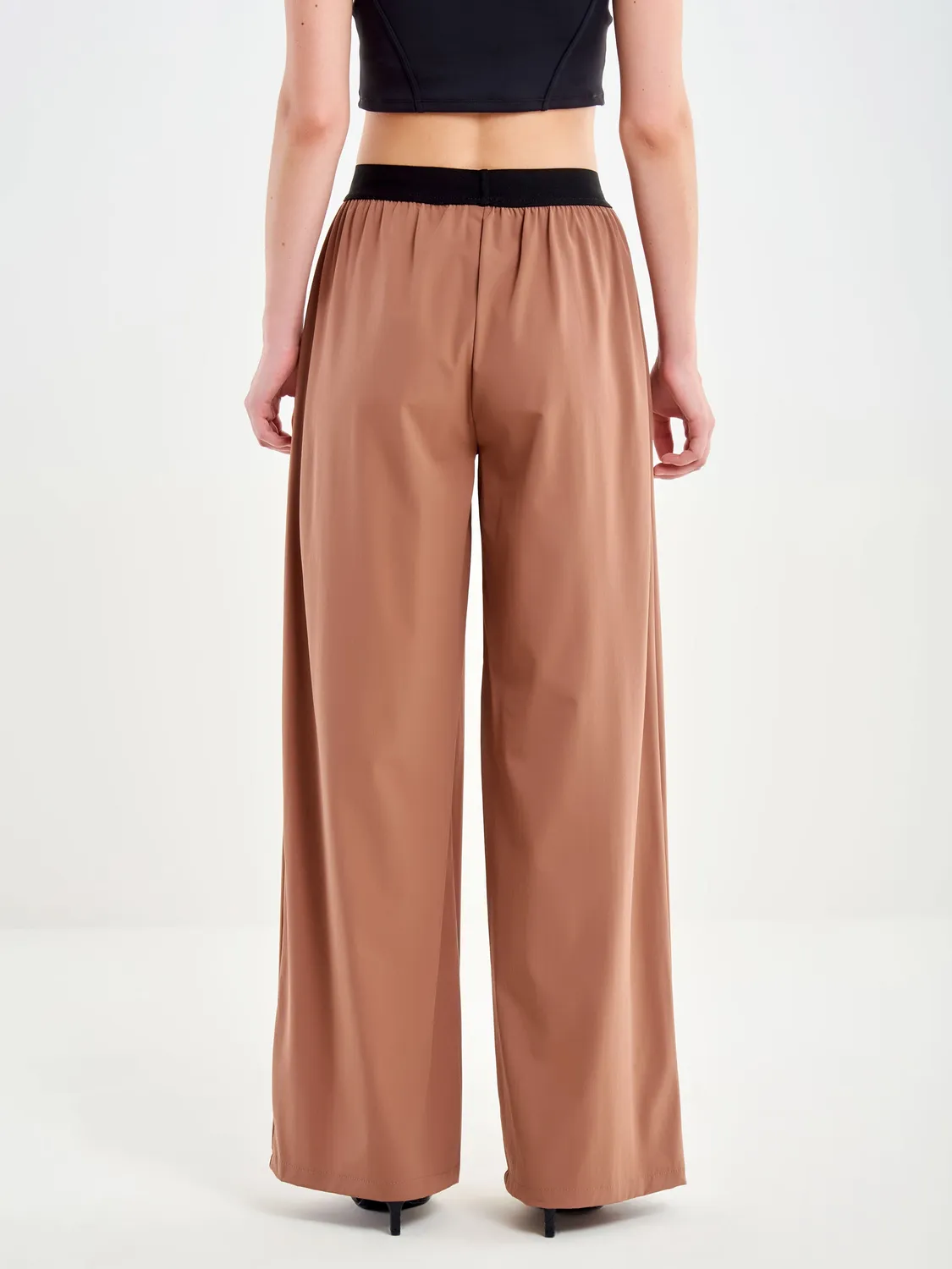 Vicolo Pantalone con Elastico pantalone tabacco XS