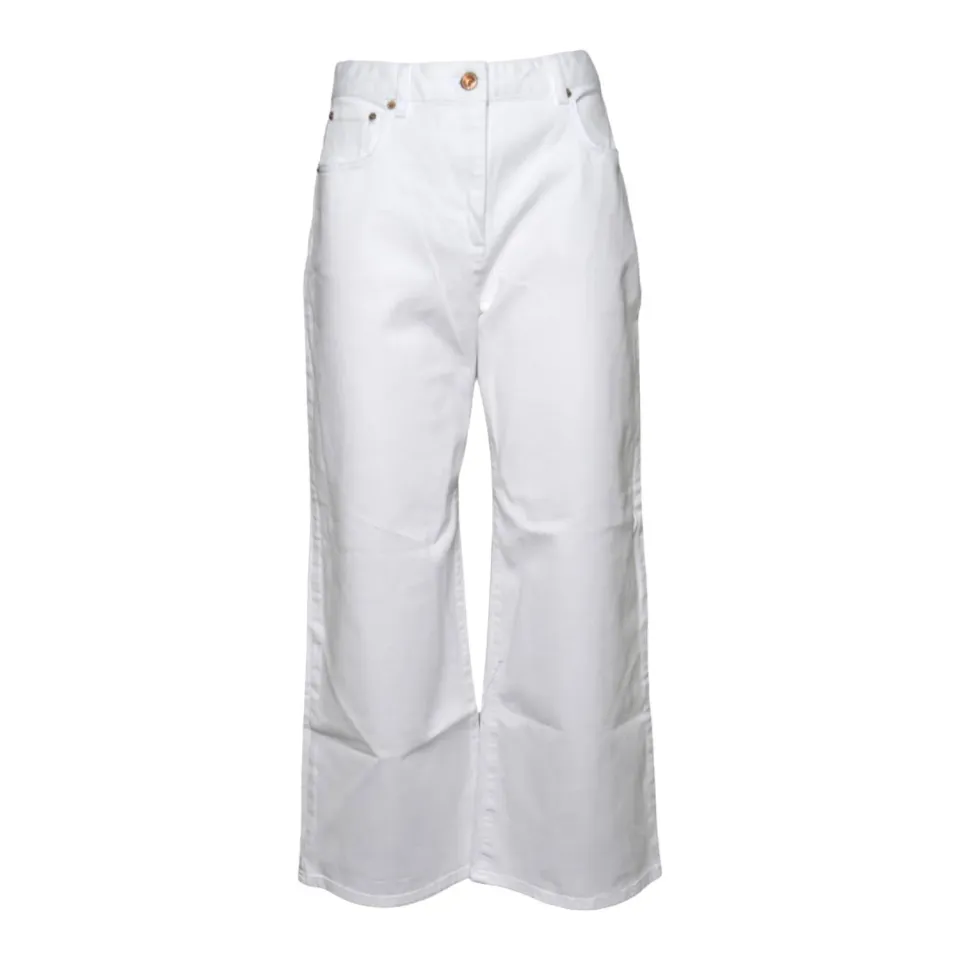 Aspesi 0119D03485071 jeans donna bianco cotone