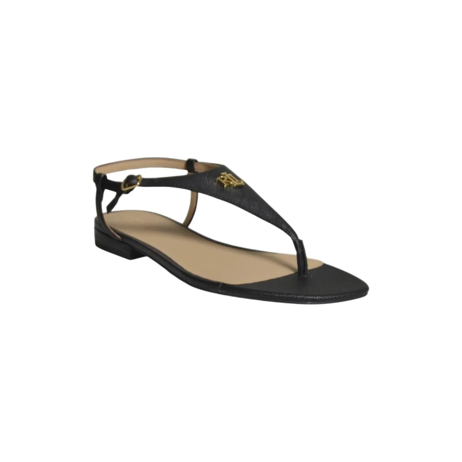 Lauren Ralph Lauren Everley 2 sandali neri pelle