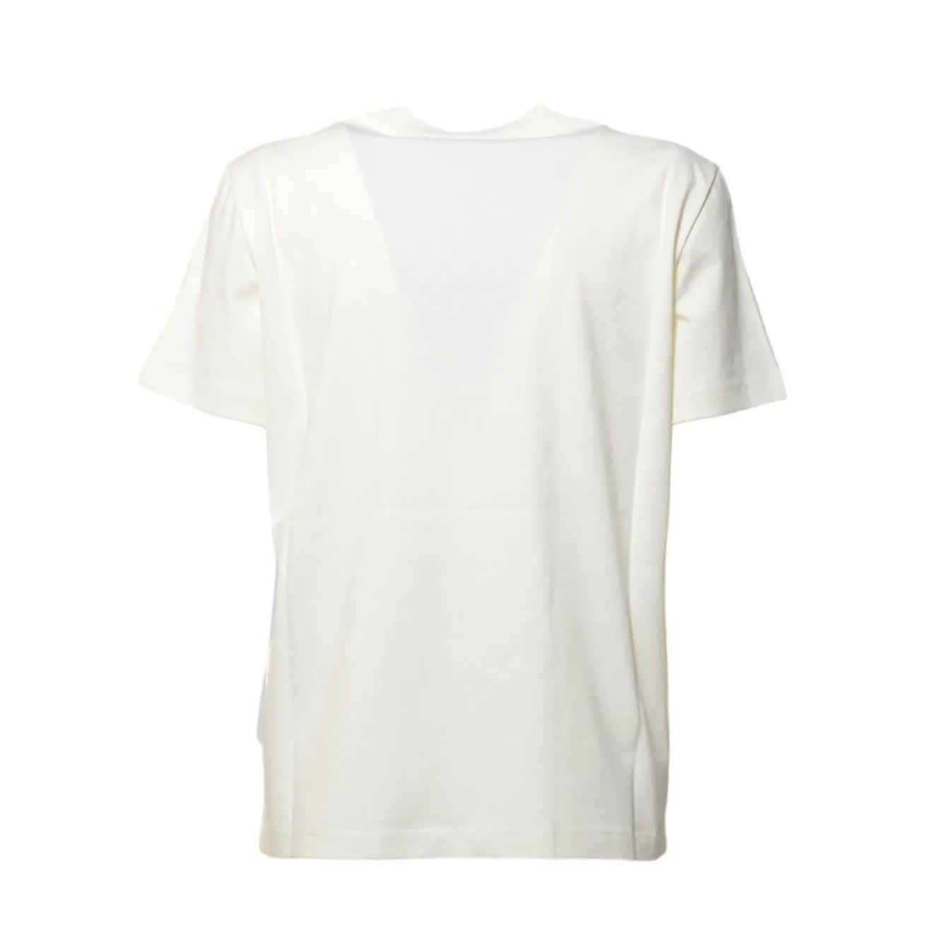 MSGM Pennellata 2000MDM510200002 t-shirt cotone crema