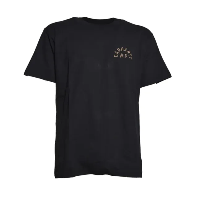 Carhartt WIP Arch Script I037255 t-shirt uomo marrone cotone