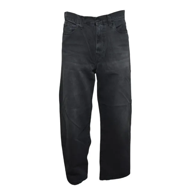 Carhartt WIP Landon I030468 jeans uomo nero cotone