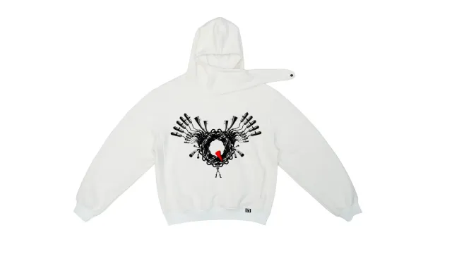 Marcello Pipitone Hoodie Marmitta felpa cappuccio cotone