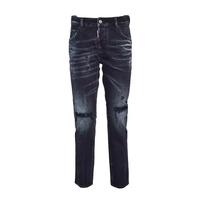 Dsquared2 Cool Girl S75LB0937D30009 jeans nero strappato