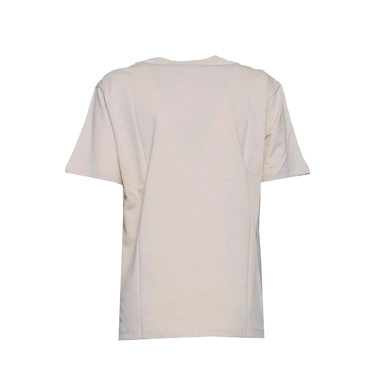 MSGM Junior S4MSJBTH204 t-shirt beige cotone