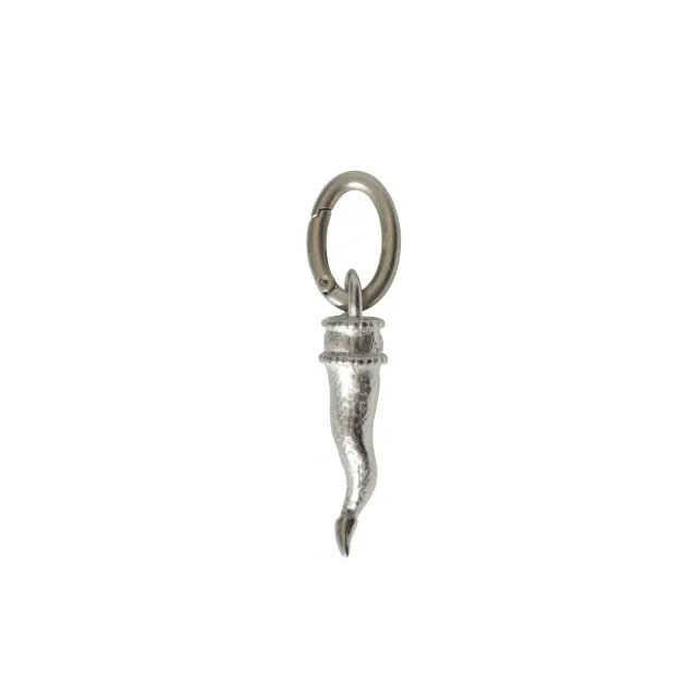 Alevà Bijoux Corno ciondolo argento UNI corno portafortuna
