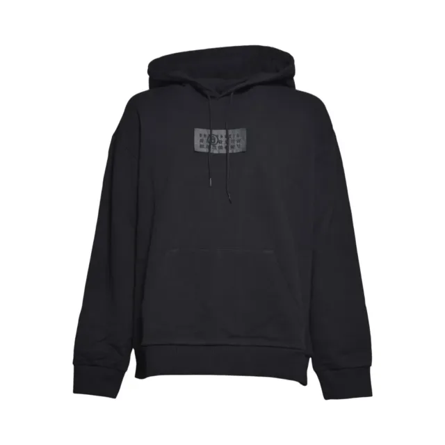MM6 Maison Margiela SH2GU0034 felpa uomo nera