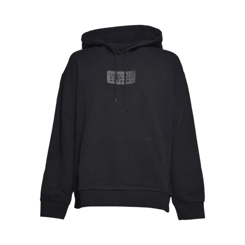 MM6 Maison Margiela SH2GU0034 felpa uomo nera