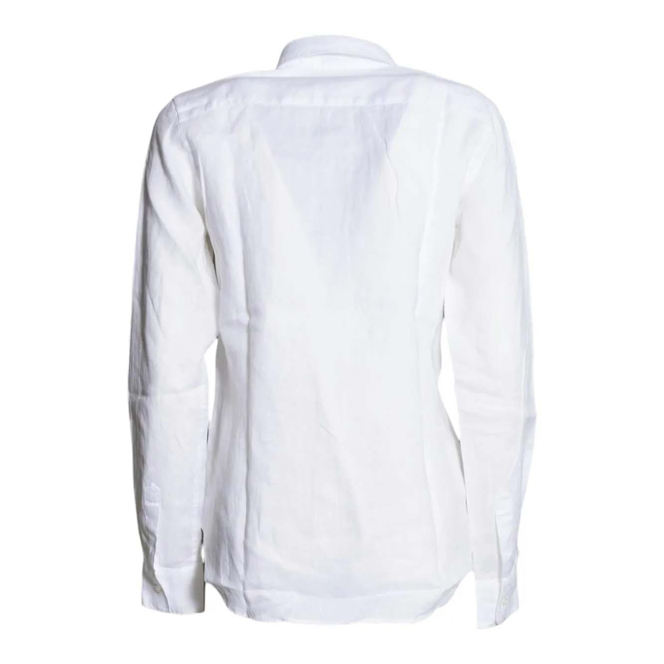 Aspesi 5422C195 camicia lino bianca