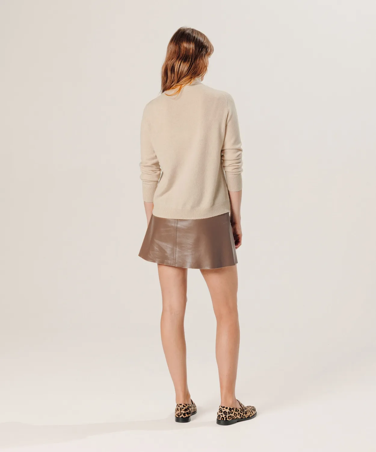 Rodier dolcevita cashmere beige donna 2 fili