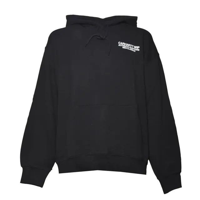 Carhartt WIP I036374 felpa nera cappuccio Hamilton
