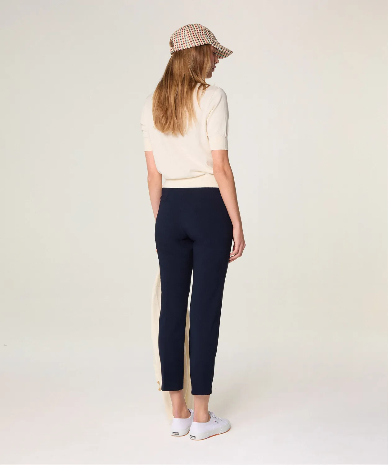Rodier Twin-Set Cotone Maglia + Cardigan Bianco Ecru