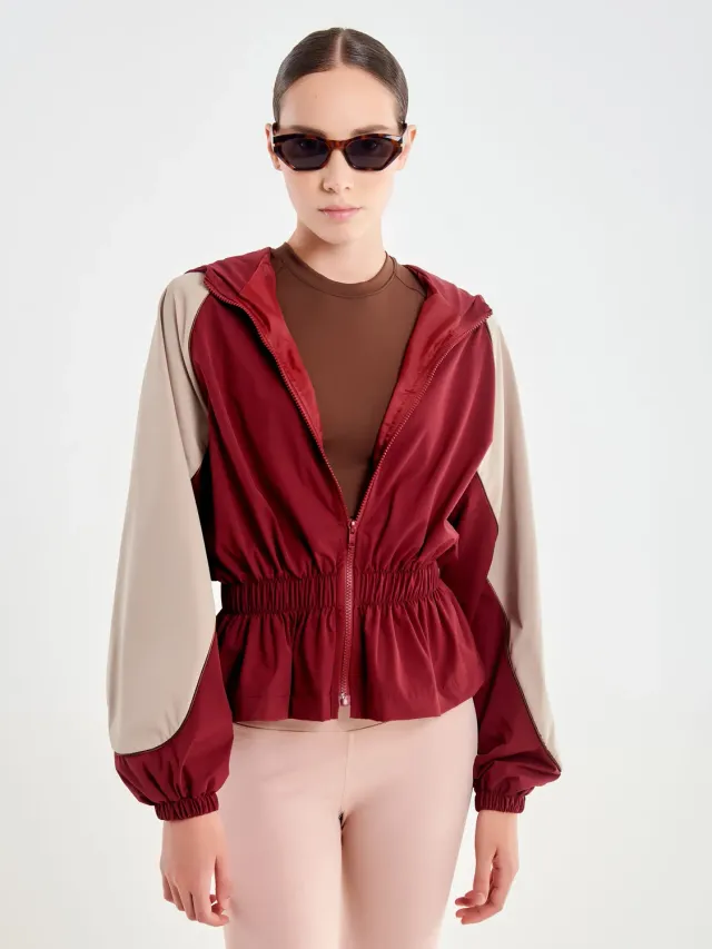 Vicolo Bomber Tecnico Bicolore bordeaux cipria taglie S-L