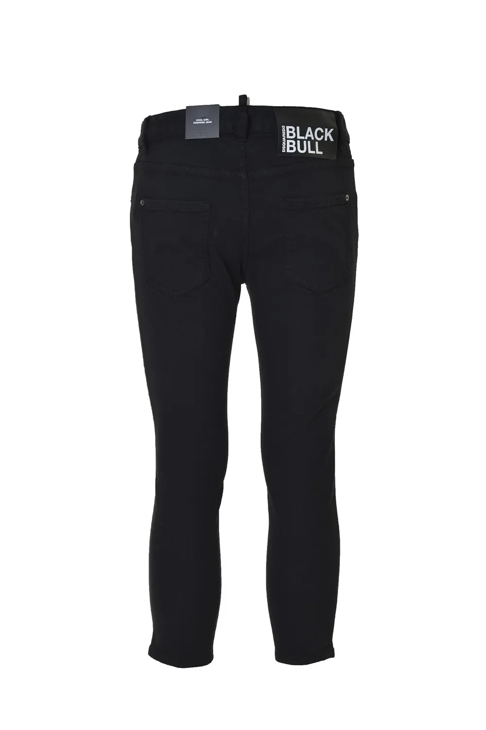 Dsquared2 S75LB0663 jeans cropped nero 38 cotone