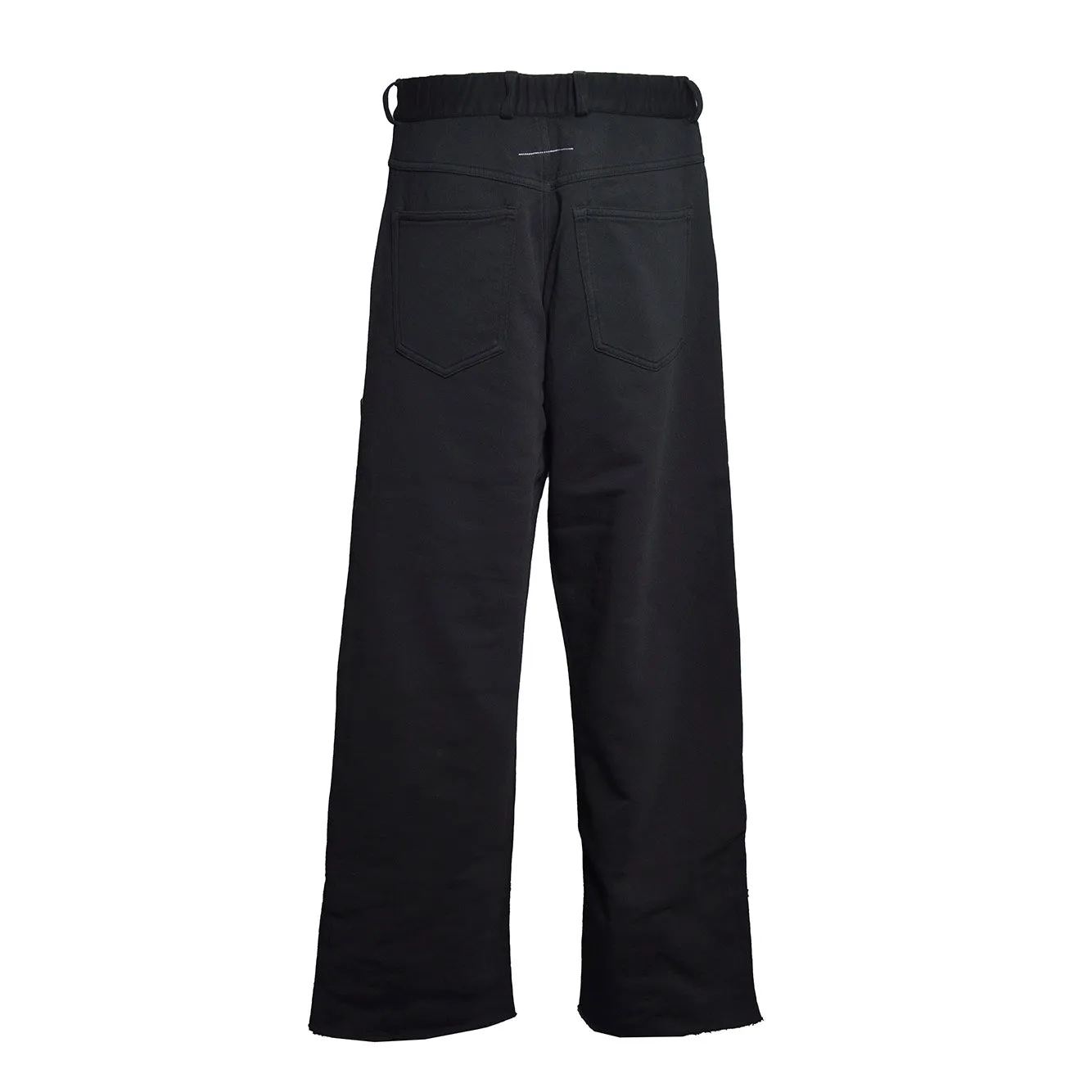 MM6 Maison Margiela SH0KA0077M25025 pantalone nero cotone