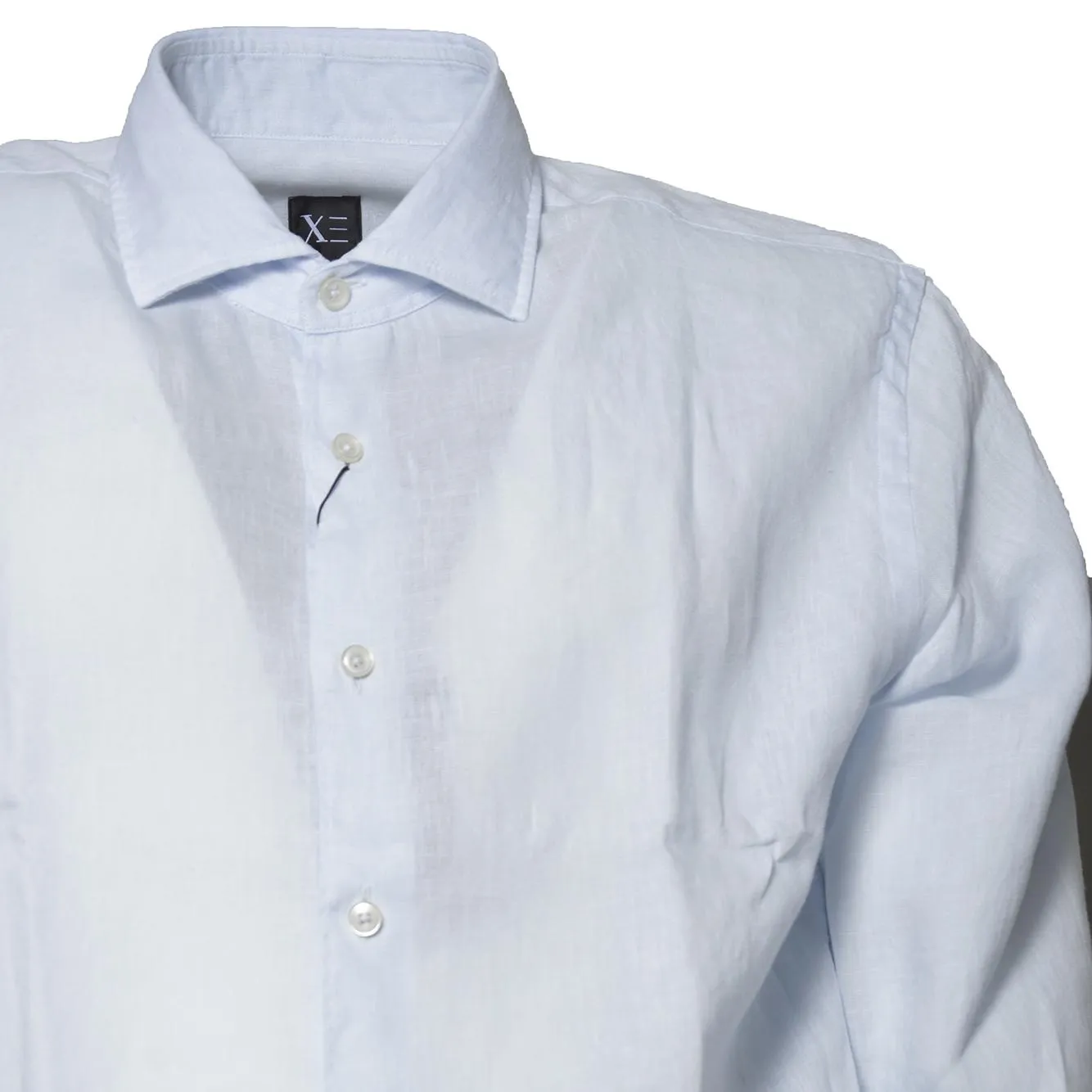 Jade 422ML21191 422ML21191748 camicia lino azzurro chiaro