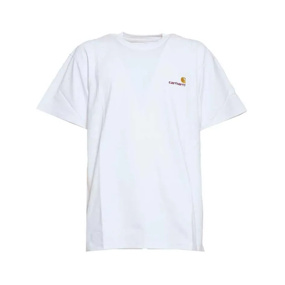 Carhartt WIP I029956 American Script t-shirt bianco oro