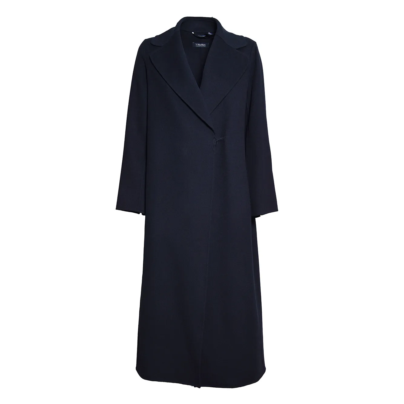 Max Mara Poldo cappotto blu notte lana vergine