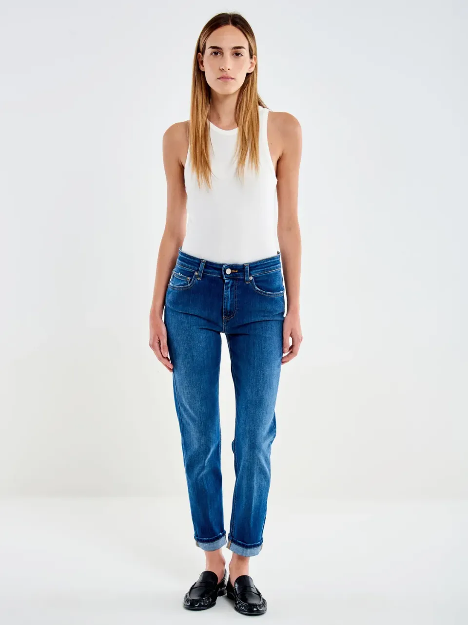 Vicolo Jeans Icon Daisy Slim Blu Taglia S