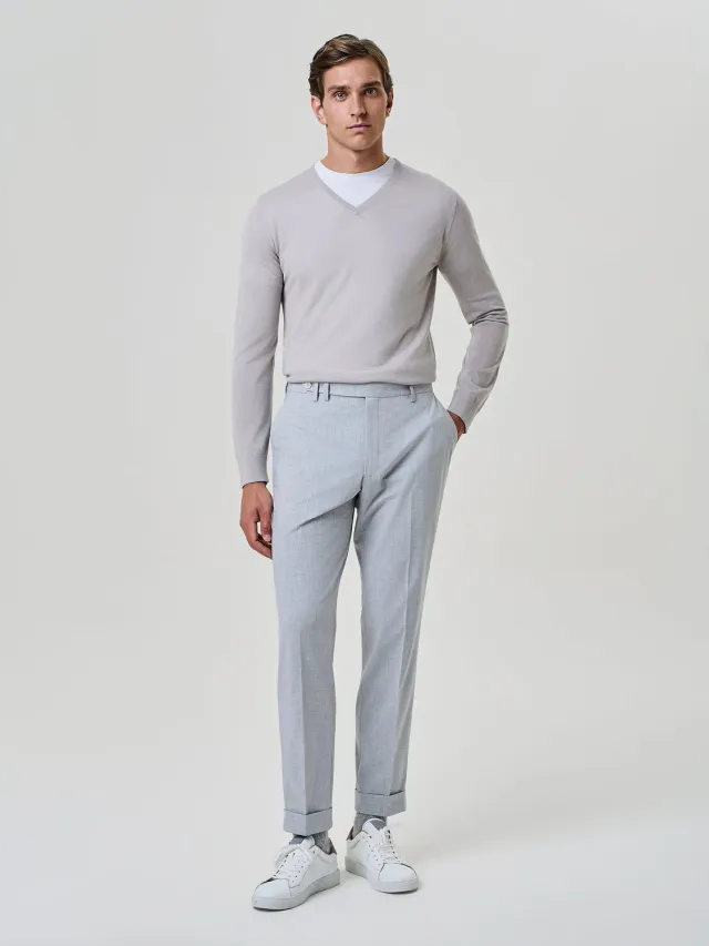 Paul Taylor pantalone sartoriale grigio chiaro