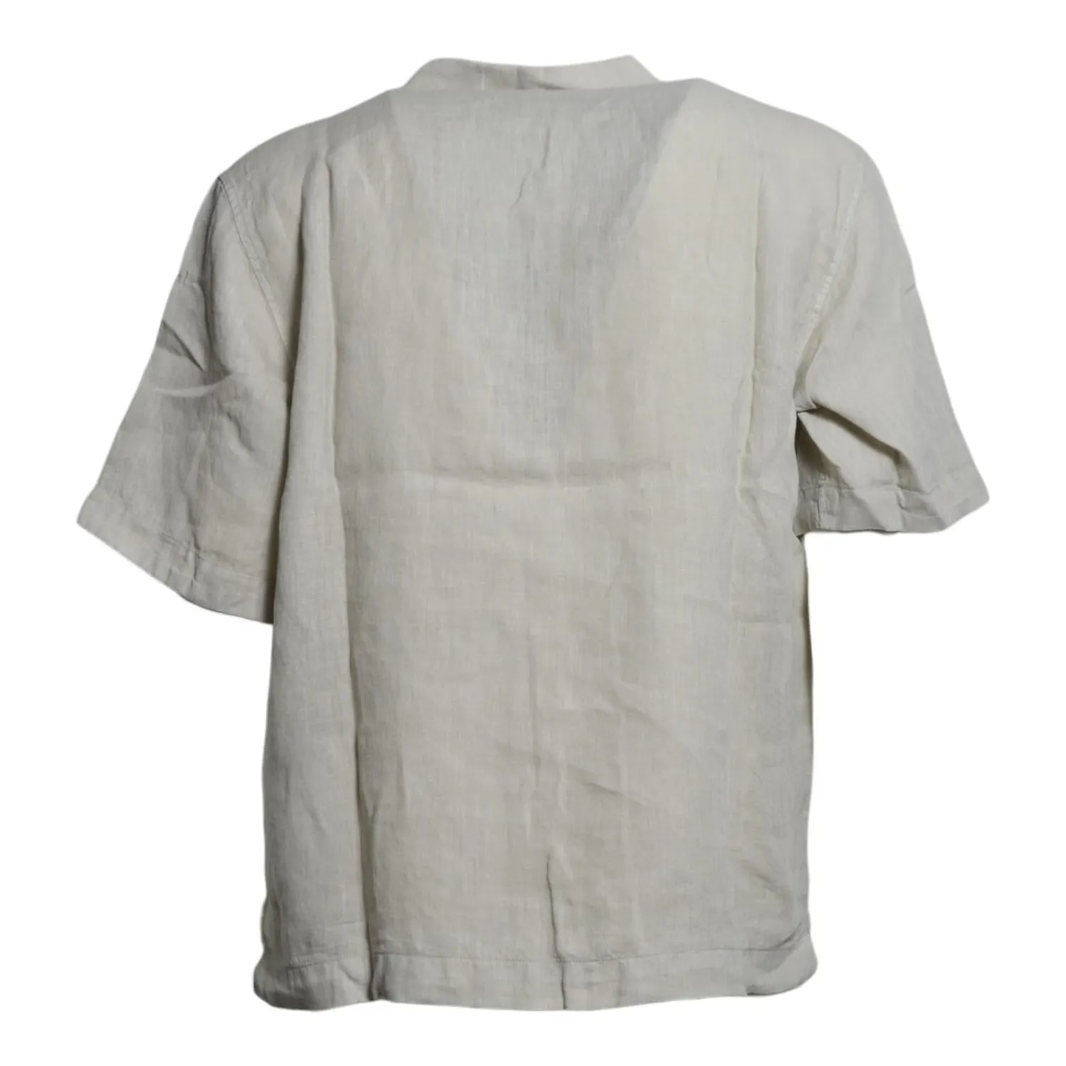 C.P. Company 20CMSH258A110533G camicia lino tortora