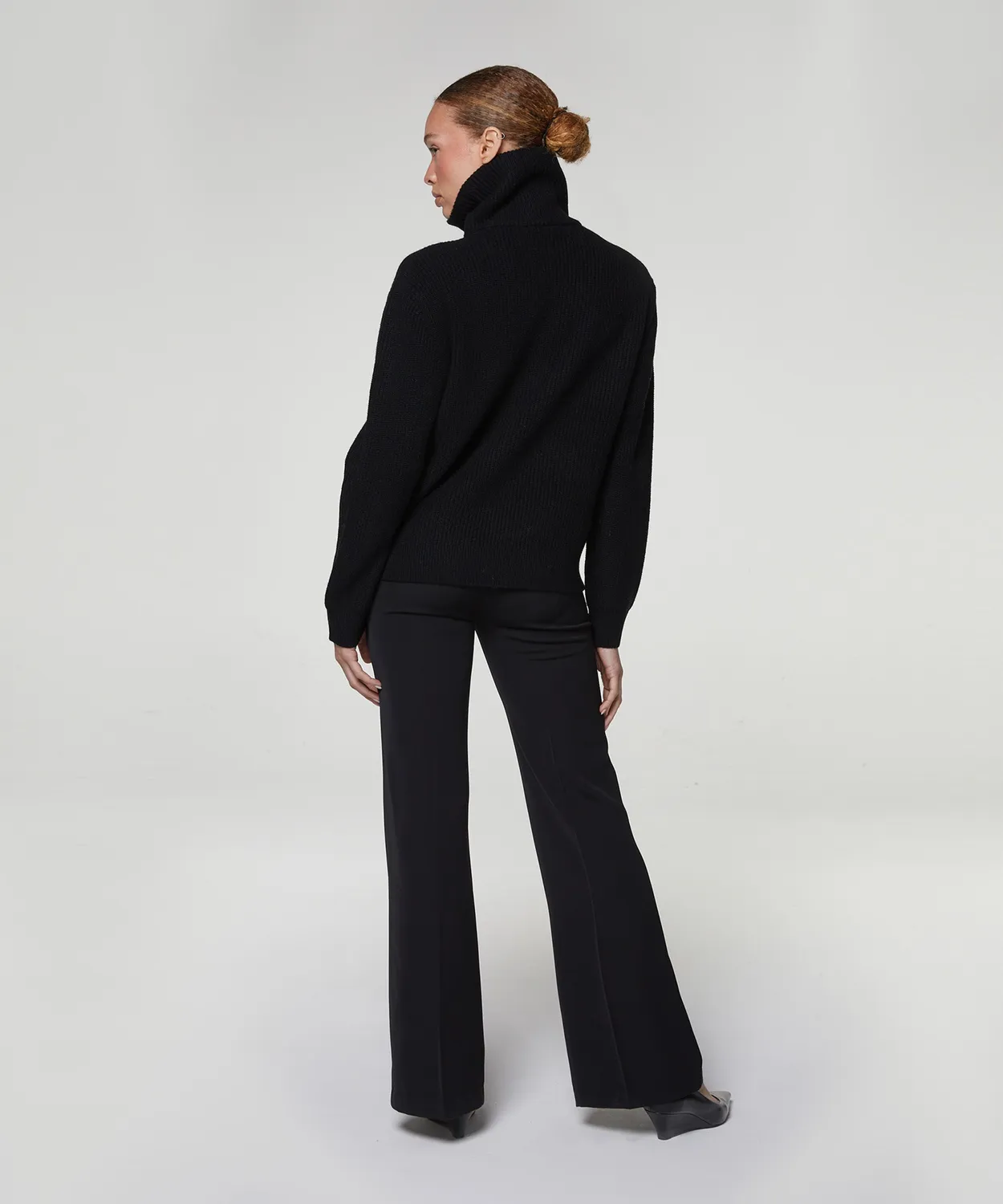 Rodier Maglione Collo Zip Nero Costa