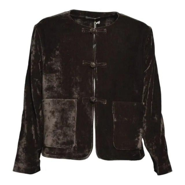 JcSophie Prunella P51311 giacca marrone scuro autunno
