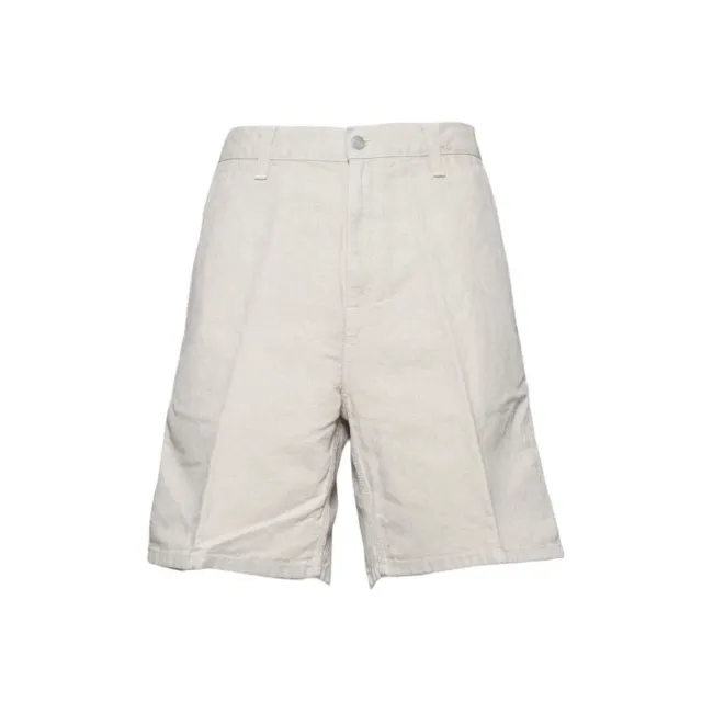 Carhartt WIP Walter I033583 bermuda beige cotone lino