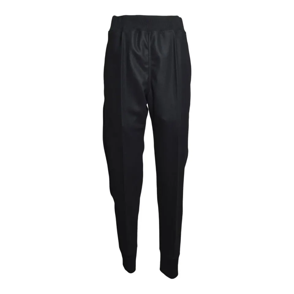 Jil Sander J22KA0166J40045 pantalone donna nero lana