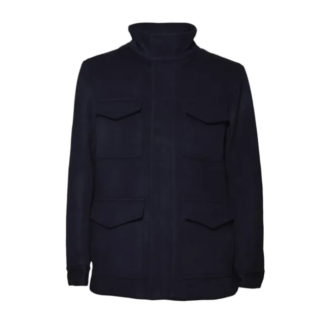Saint Barth RANG001 field jacket blu padded wool donna