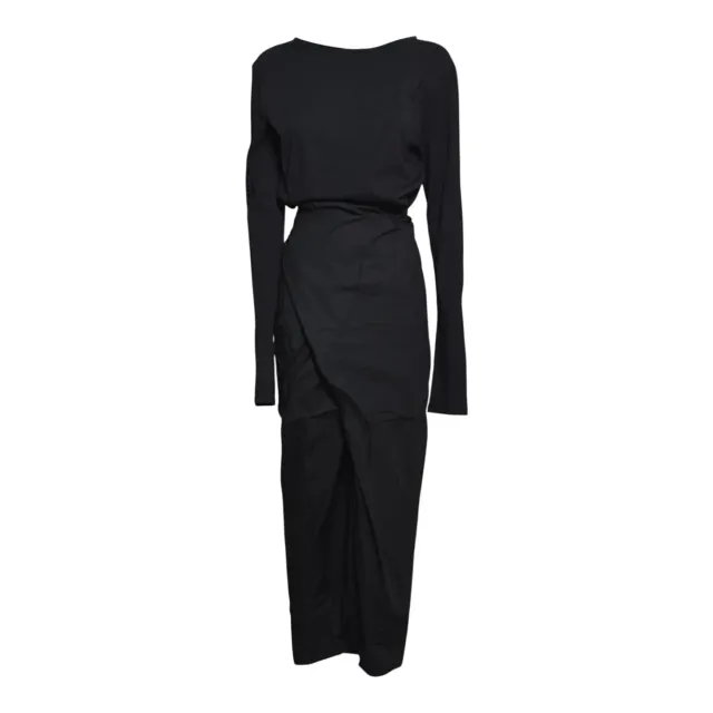 Our Legacy W2267TVB abito twisted nero jersey