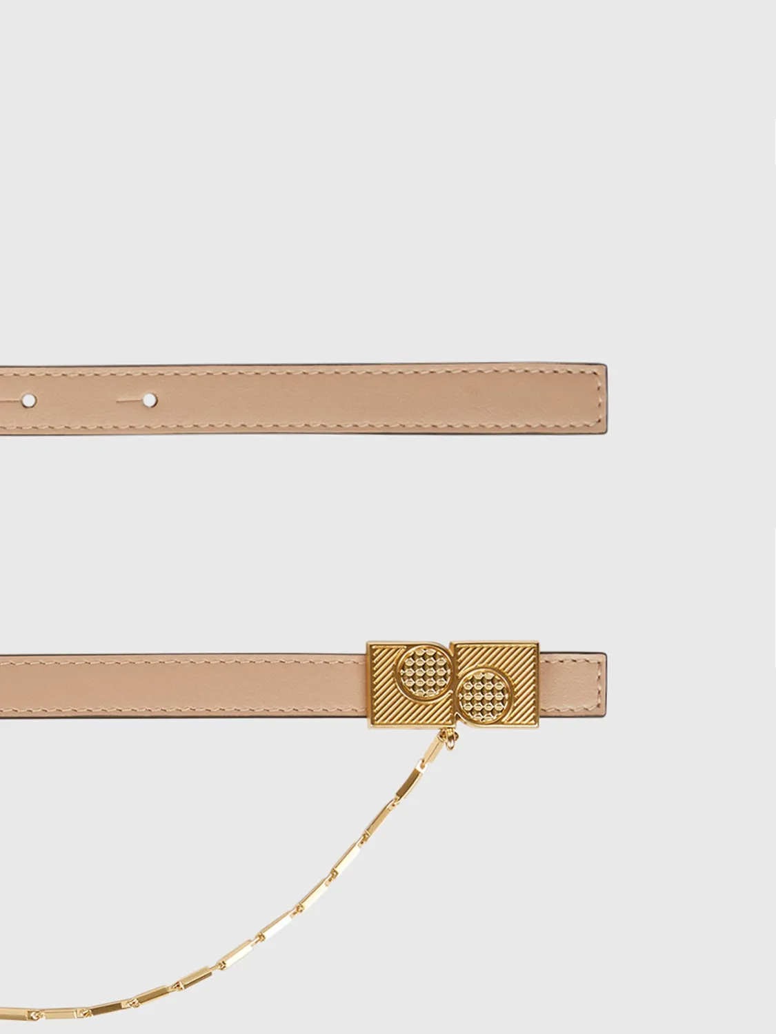 Ports Thin Belt cintura donna rosa cipria sottile 75