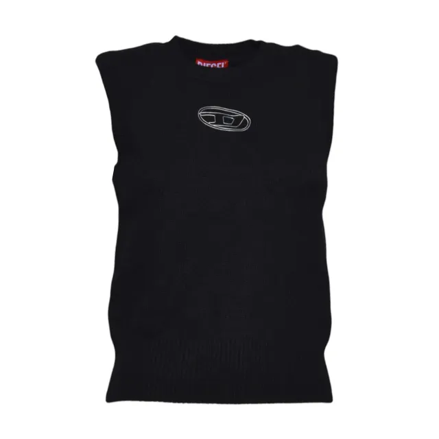 Diesel Junior Kimky cardigan nero lana 14A 16A ragazzo